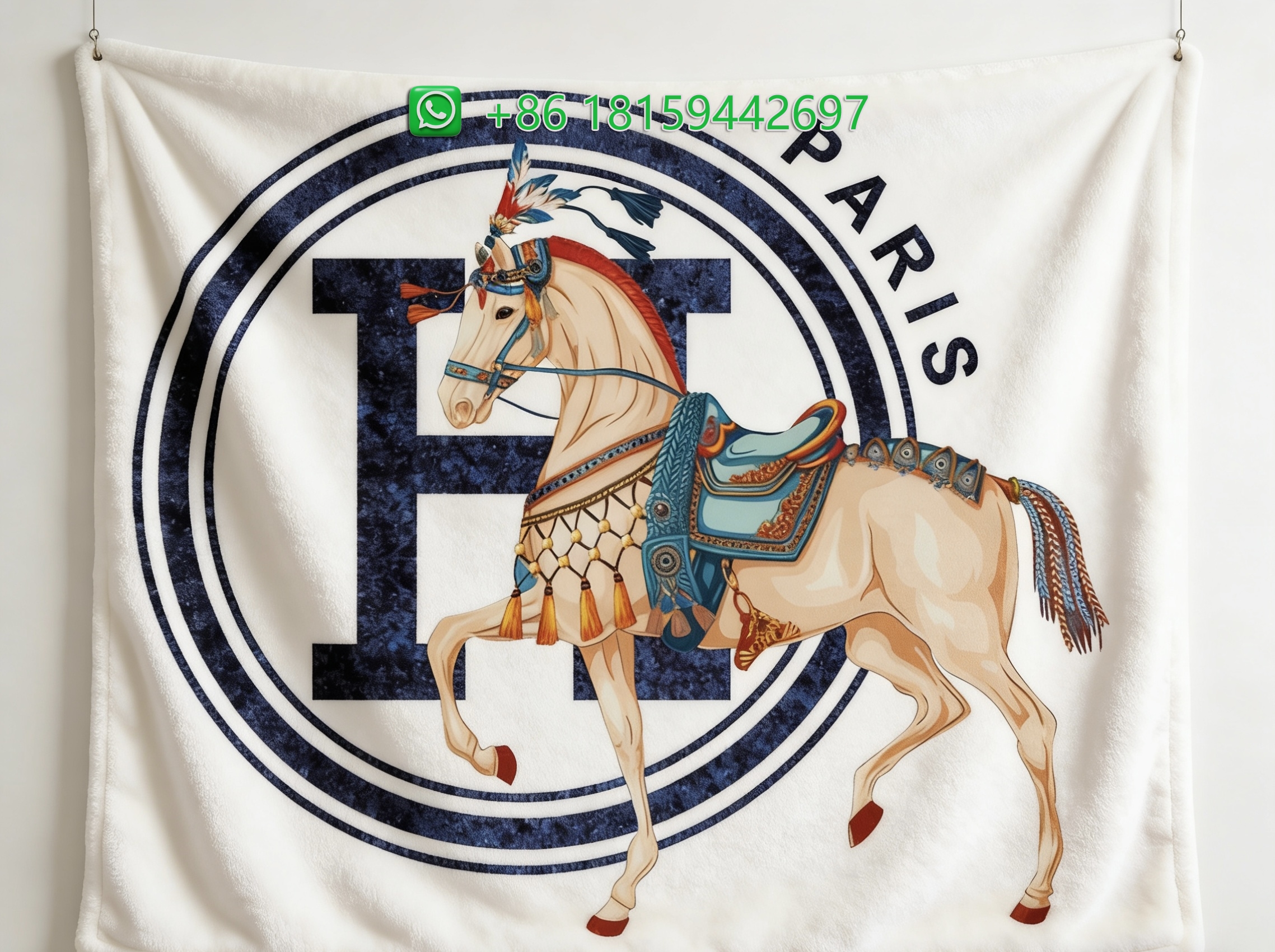 Hermes Throw Blankets